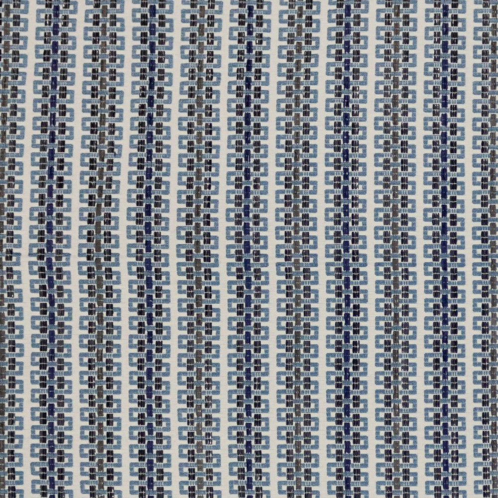 Passementerie Stripe Cadet by RM CoCo Fabric Finishing Touches Vol 15 36.81% Rayon 32.15% Polyester 28% Cotton See Sample 33000 Horizontal: 3.3751.63 57.25  - Fabric Carolina -