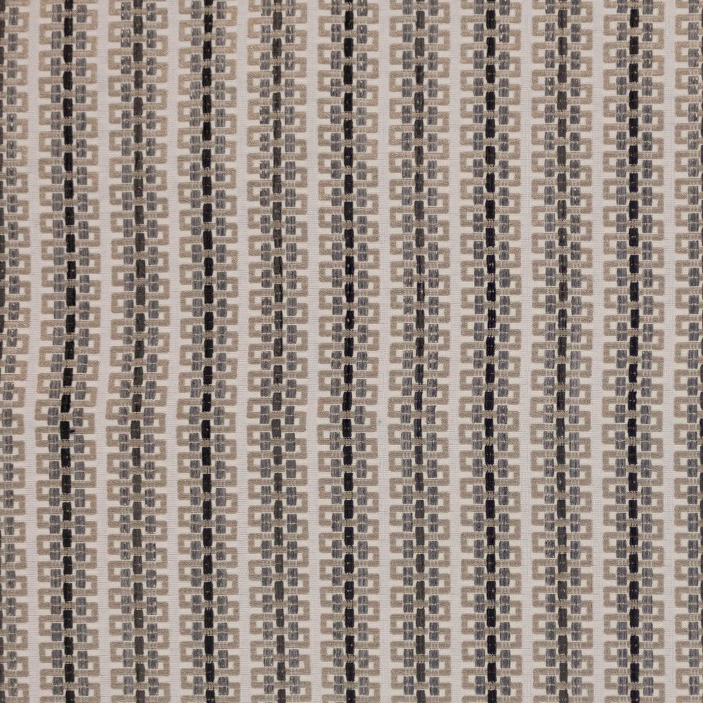 Passementerie Stripe Silver Oak by RM CoCo Fabric