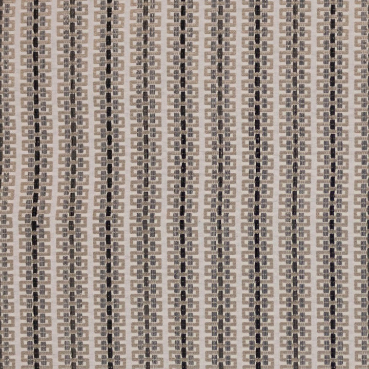 Passementerie Stripe Silver Oak by RM CoCo Fabric Finishing Touches Vol 12 36.81% Rayon 32.15% Polyester 28% Cotton See Sample 33000 Horizontal: 3.375 and Vertical: 1.63 57.25 - Fabric Carolina -