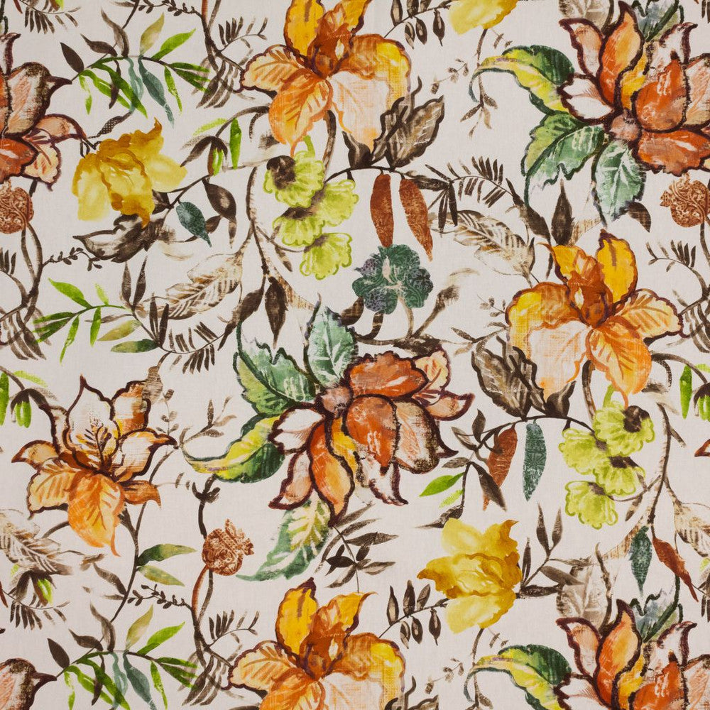 Florentina Melon by RM CoCo Fabric Inspired Living Vol 14 100% Cotton See Sample 0 Horizontal: 2725 55  - Fabric Carolina -