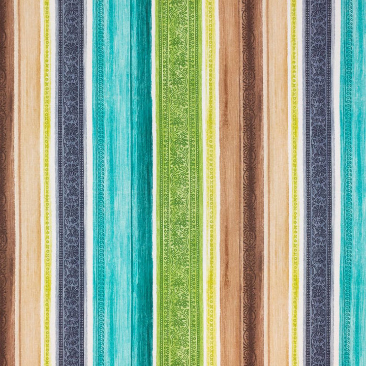 Florentina Stripe Aegean by RM CoCo Fabric Inspired Living Vol 17 100% Cotton See Sample 0 Horizontal: 18.1112.6 55  - Fabric Carolina -