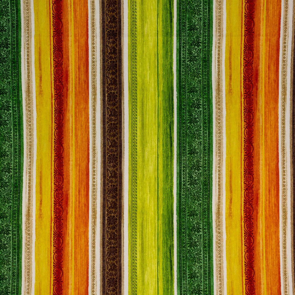 Florentina Stripe Melon by RM CoCo Fabric Inspired Living Vol 14 100% Cotton See Sample 0 Horizontal: 18.1112.6 55  - Fabric Carolina -