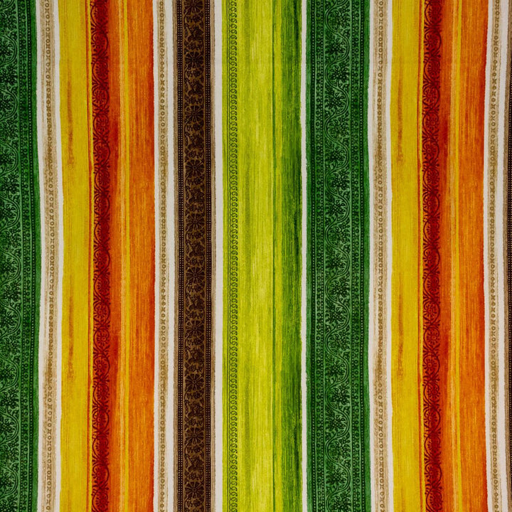 Florentina Stripe Melon by RM CoCo Fabric Inspired Living Vol 14 100% Cotton See Sample 0 Horizontal: 18.11 and Vertical: 12.6 55 - Fabric Carolina -