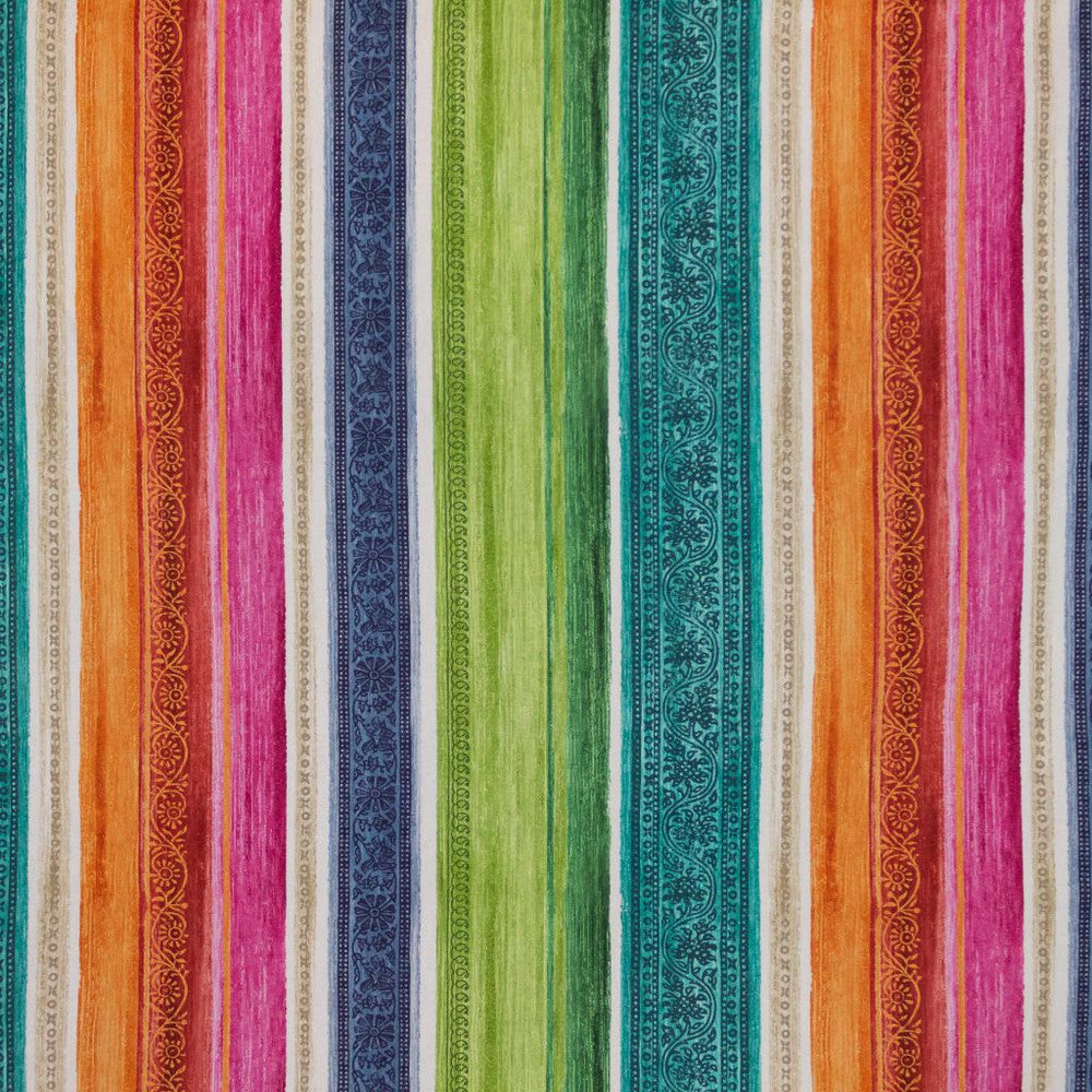 Florentina Stripe Fruit Salad by RM CoCo Fabric Inspired Living Vol 14 100% Cotton See Sample 0 Horizontal: 18.1112.6 55  - Fabric Carolina -