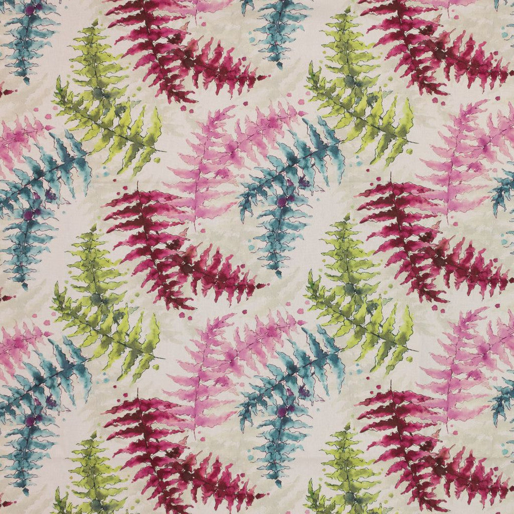 Fern Garden Fruit Punch by RM CoCo Fabric