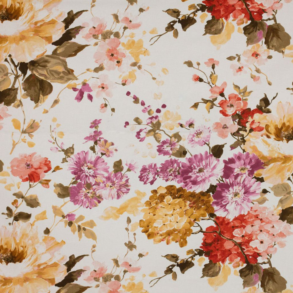 Chelsea Garden Peach Glow by RM CoCo Fabric Inspired Living Vol 14 100% Cotton See Sample 0 Horizontal: 27.16 and Vertical: 23.63 55 - Fabric Carolina -