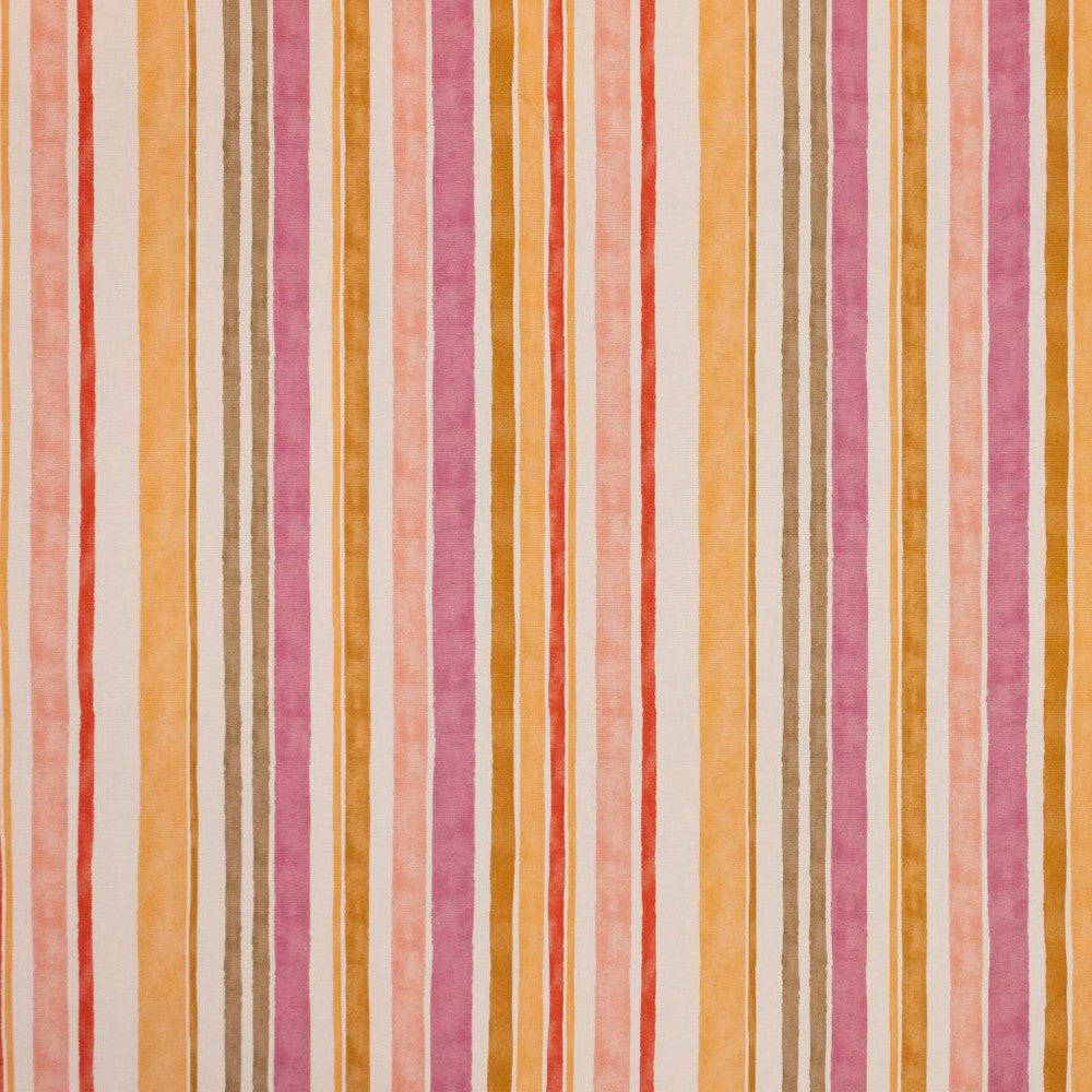 Chelsea Stripe Peach Glow by RM CoCo Fabric Inspired Living Vol 14 100% Cotton See Sample 0 Horizontal: 13.75 and Vertical: 17.5 55 - Fabric Carolina -