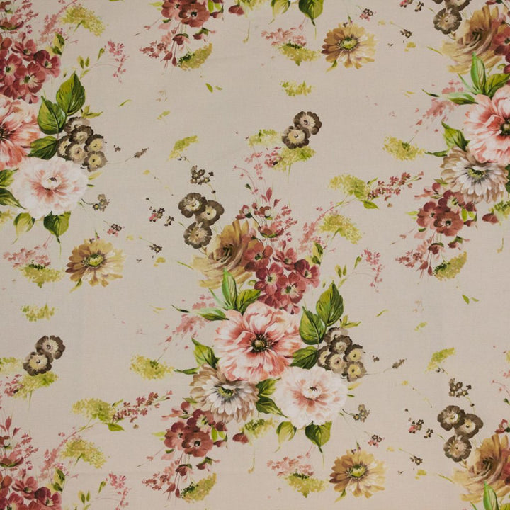 Rose Hill Coral by RM CoCo Fabric Inspired Living Vol 14 100% Cotton See Sample 0 Horizontal: 27.1625.2 55  - Fabric Carolina -