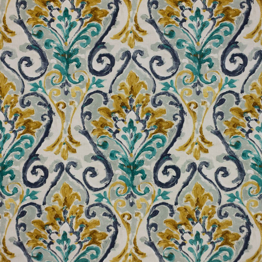 Constantinople Aegean by RM CoCo Fabric Inspired Living Vol 16 100% Cotton See Sample 0 Horizontal: 13.5823.25 55  - Fabric Carolina -