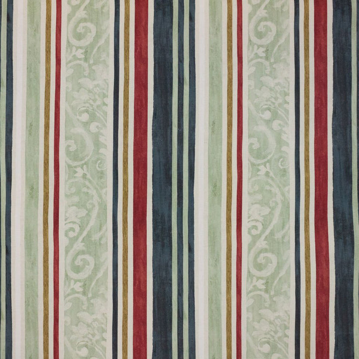 Constantinople Stripe Tuscan Red by RM CoCo Fabric Inspired Living Vol 15 100% Cotton See Sample 0 Horizontal: 10.8612.6 55  - Fabric Carolina -