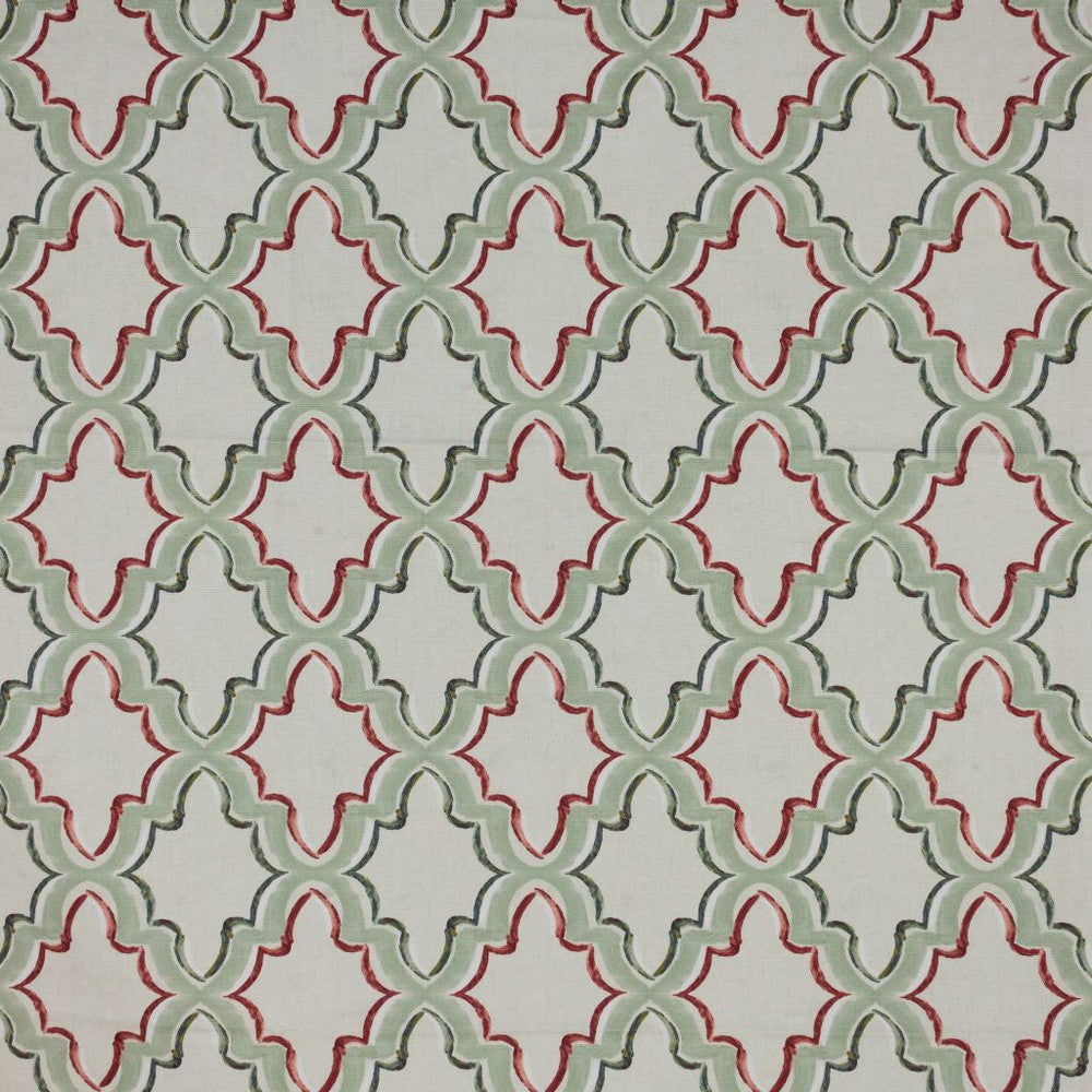 Constantinople Trellis Tuscan Red by RM CoCo Fabric Inspired Living Vol 15 100% Cotton See Sample 0 Horizontal: 5.55.75 55  - Fabric Carolina -