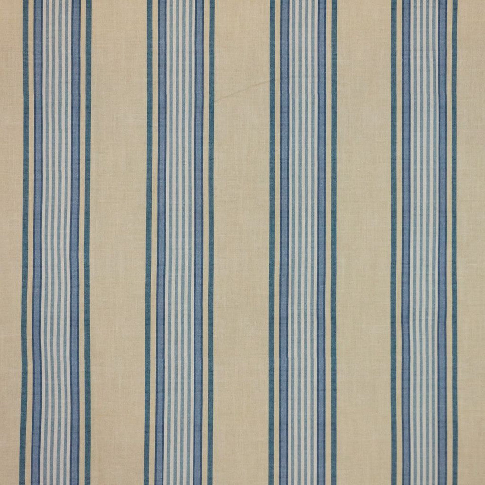 Colfax Stripe Tide Pool by RM CoCo Fabric Inspired Living Vol 16 100% Cotton See Sample 0 Horizontal: 70 55  - Fabric Carolina -