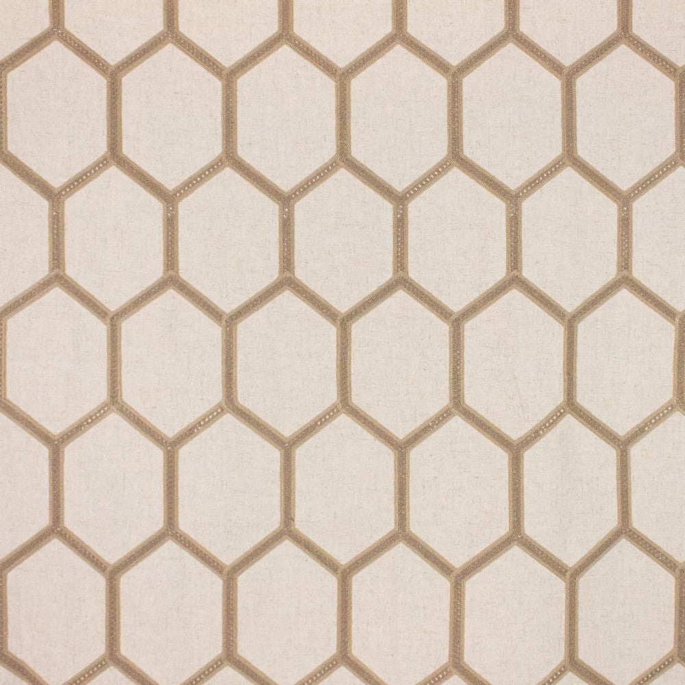 Trovaso Trellis French Vanilla by RM CoCo Fabric