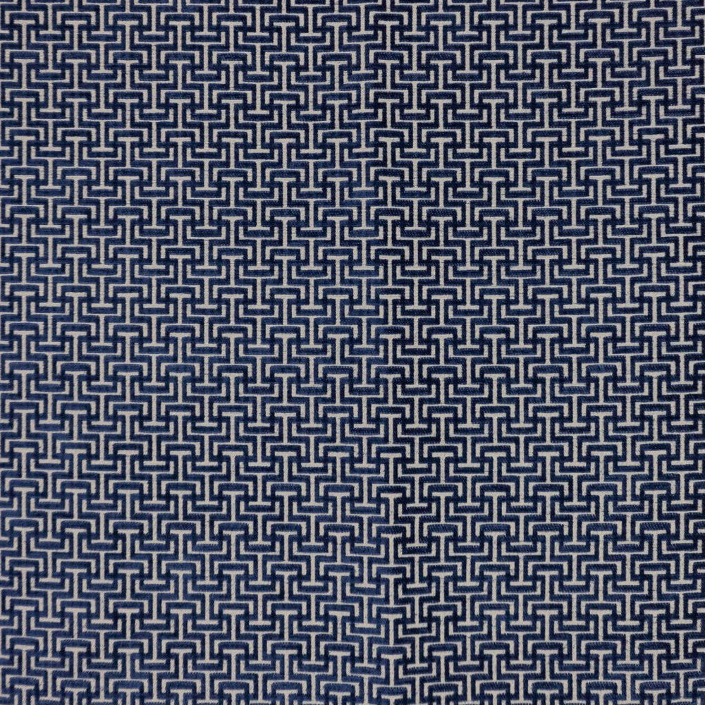 Thebes Midnight Blue by RM CoCo Fabric Inspired Living Vol 16 63% Acrylic 30% Polyester 7% Cotton See Sample 0 Horizontal: 1.75 and Vertical: 1.23 55 - Fabric Carolina -
