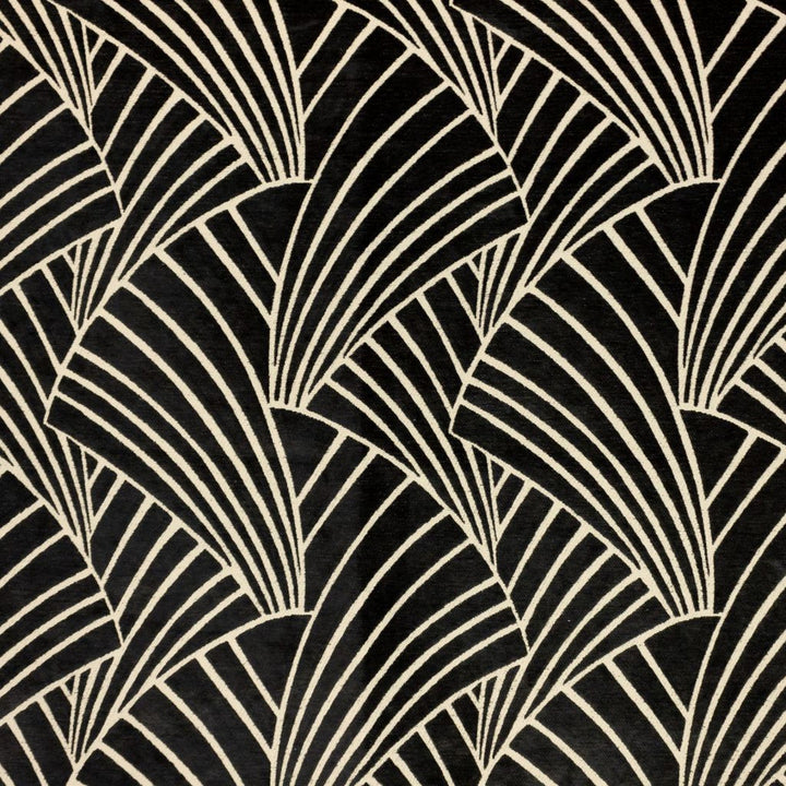 Nefertiti Black Linen by RM CoCo Fabric Inspired Living Vol 18 63% Acrylic 30% Polyester 7% Cotton See Sample 0 Horizontal: 13.7514 55  - Fabric Carolina -