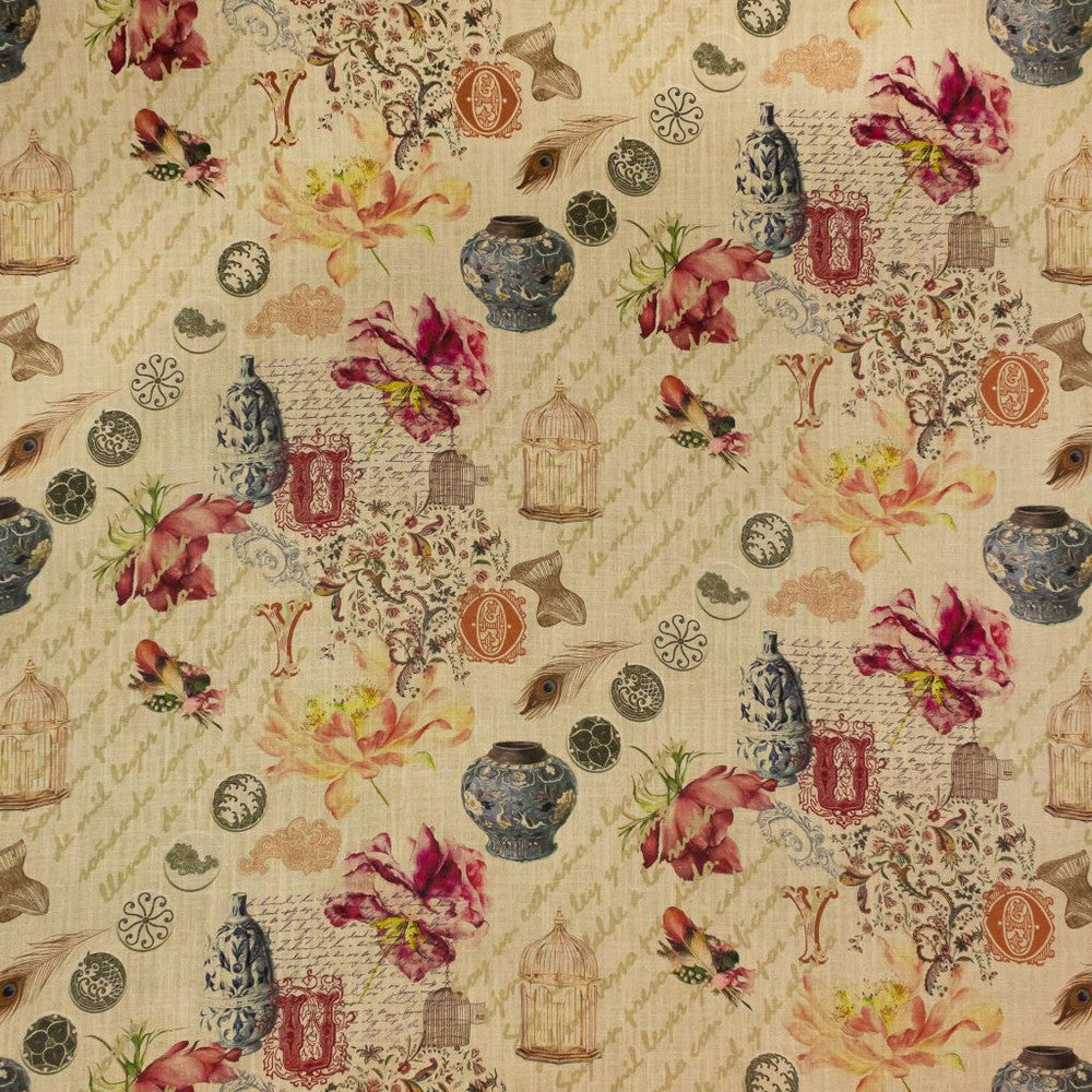Romanza Berry by RM CoCo Fabric