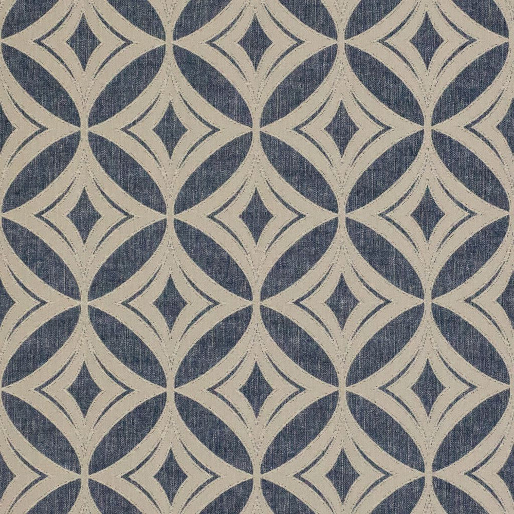 Grove Park Garden Faded Denim by RM CoCo Fabric