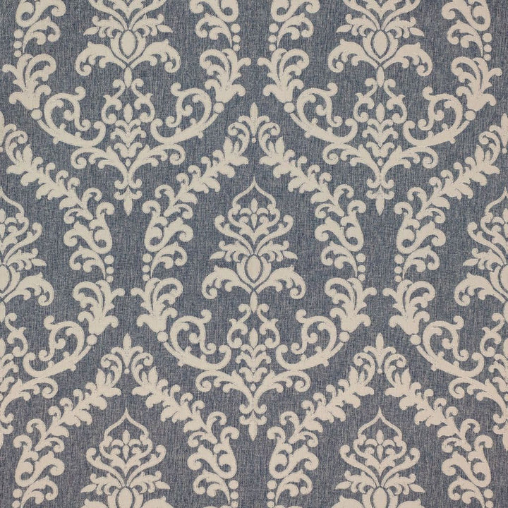 Grove Park Damask Faded Denim by RM CoCo Fabric