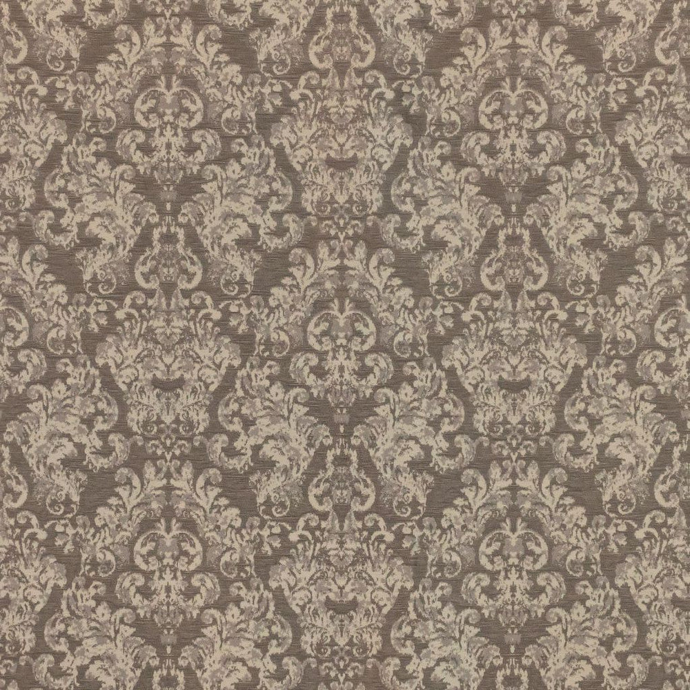 Frescatti Damask Greige by RM CoCo Fabric Inspired Living Vol 18 72% Spun Viscose 28% Polyester See Sample 0 Horizontal: 13.75 and Vertical: 17.25 54 - Fabric Carolina -