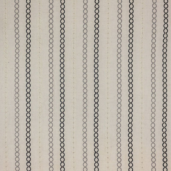 Ring Toss Black Flannel by RM CoCo Fabric Inspired Living Vol 18 60% Polyester 30% Cotton 10% Linen See Sample 0 Horizontal: 5.1180.75 55  - Fabric Carolina -