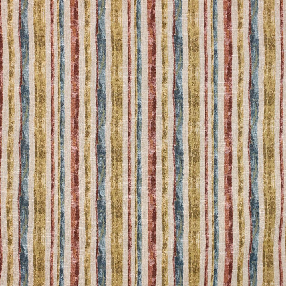 San Torini Stripe Tuscan Red by RM CoCo Fabric