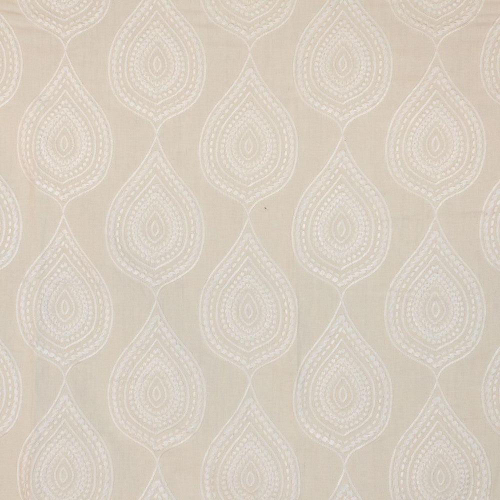 Jambi Paisley French Vanilla by RM CoCo Fabric Inspired Living Vol 13 43% Polyester 57% Linen See Sample 0 Horizontal: 10.39370649.448824 56  - Fabric Carolina -