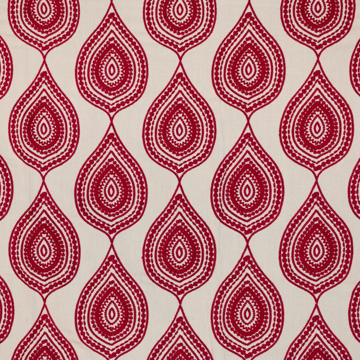 Jambi Paisley Firethorn by RM CoCo Fabric Inspired Living Vol 15 43% Polyester 57% Linen See Sample 0 Horizontal: 10.3937064 and Vertical: 9.448824 56 - Fabric Carolina -