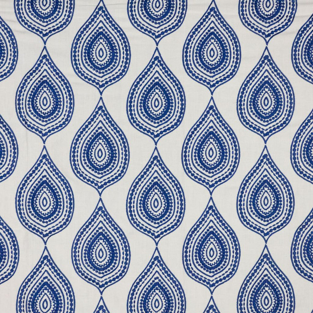 Jambi Paisley Admiral by RM CoCo Fabric Inspired Living Vol 16 43% Polyester 57% Linen See Sample 0 Horizontal: 10.39370649.448824 56  - Fabric Carolina -