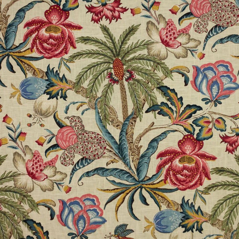 Enchanted Garden Jewel by RM CoCo Fabric Inspired Living Vol 15 55% Linen 45% Rayon See Sample 24000 Horizontal: 2727 54  - Fabric Carolina -