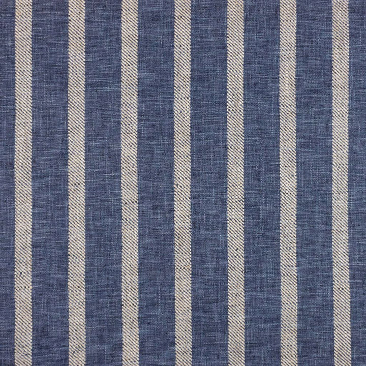 Cheyenne Stripe Indigo by RM CoCo Fabric Inspired Living Vol 16 100% Polyester See Sample 51000 Horizontal: 3.375 and Vertical: 0 55 - Fabric Carolina -
