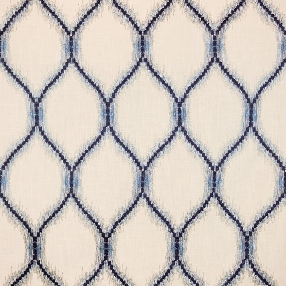 Watershed Trellis Ocean by RM CoCo Fabric
