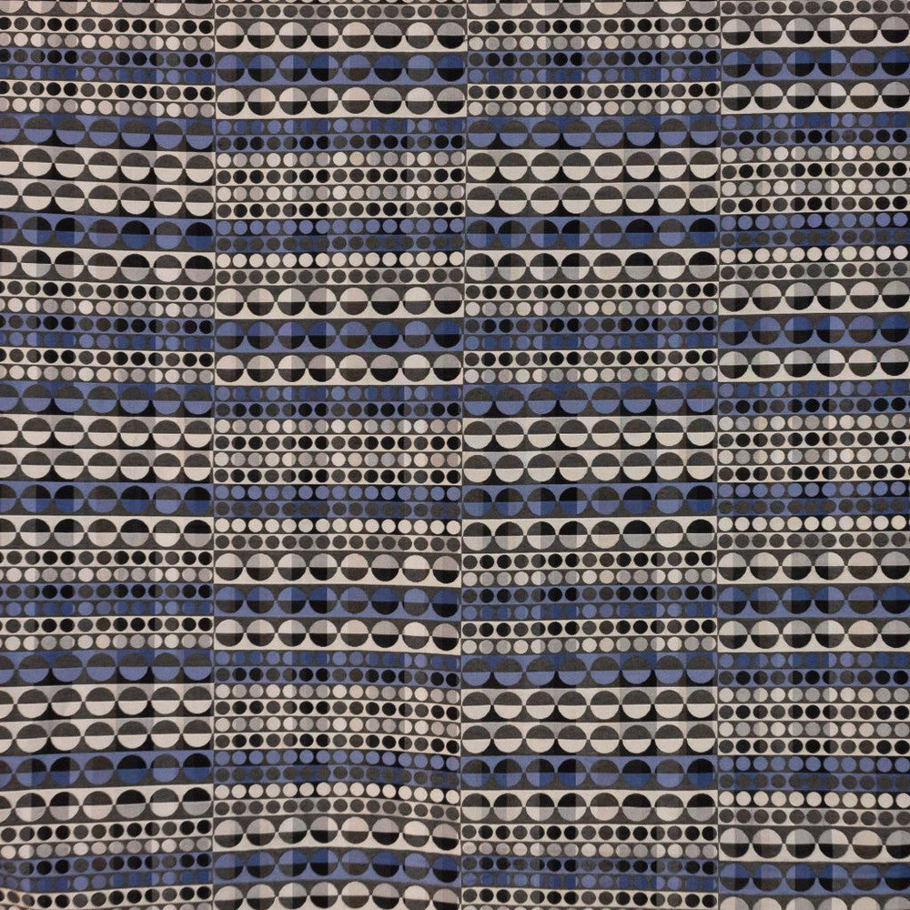 Around In Circles Wedgewinkle by RM CoCo Fabric Finishing Touches Vol 15 100% Polyester See Sample 15000 Horizontal: 14.28.1 55  - Fabric Carolina -