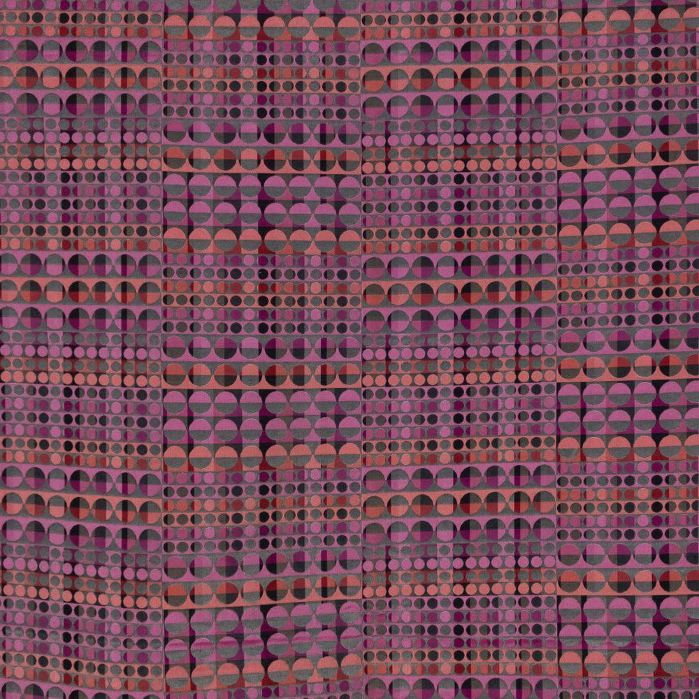 Around In Circles Mulled Wine by RM CoCo Fabric Finishing Touches Vol 14 100% Polyester See Sample 15000 Horizontal: 14.28.1 55  - Fabric Carolina -