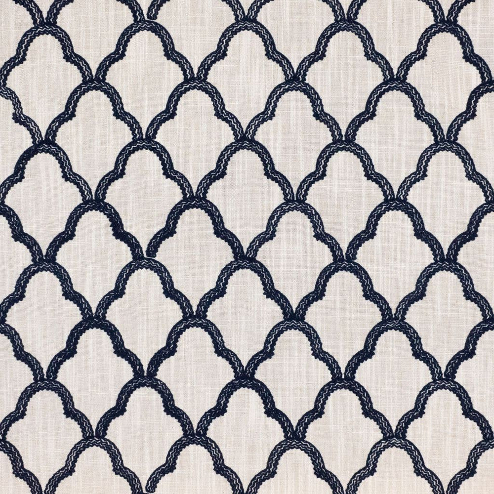 Lace Trellis Lapis by RM CoCo Fabric