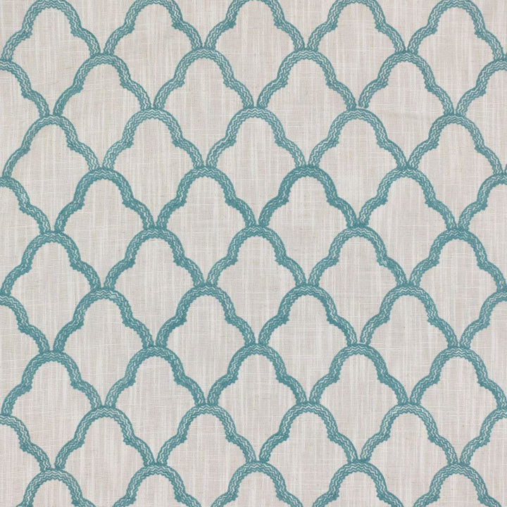 Lace Trellis Aegean by RM CoCo Fabric Finishing Touches Vol 16 95% Polyester 5% Linen See Sample 0 Horizontal: 55.75 57  - Fabric Carolina -