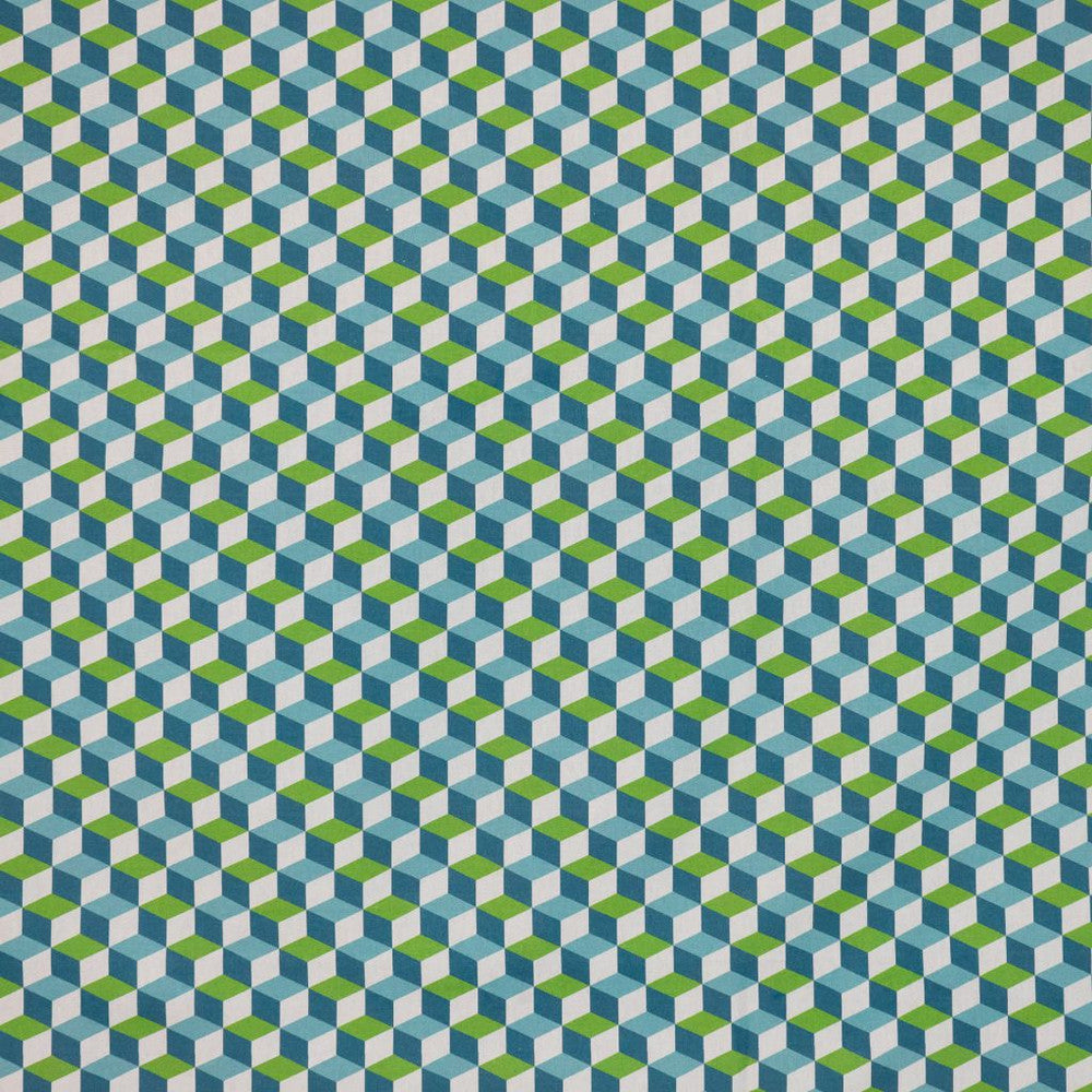 Escher Azul by RM CoCo Fabric Finishing Touches Vol 16 100% Cotton See Sample 30000 Horizontal: 8.388.38 55  - Fabric Carolina -