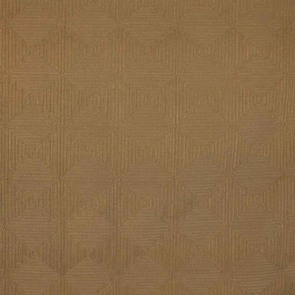 Greek Key Fret Brown Sugar by RM CoCo Fabric Finishing Touches Vol 17 73% Polyester 27% Cotton See Sample 0 Horizontal: 10.236226 and Vertical: 9.448824 55 - Fabric Carolina -