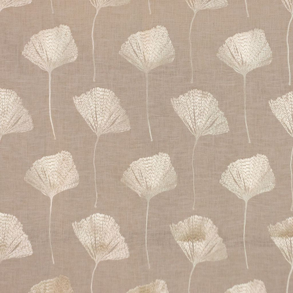 Gingko Flax by RM CoCo Fabric