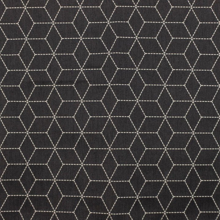 Boxed In Graphite by RM CoCo Fabric Finishing Touches Vol 17 100% Polyester See Sample 30000 Horizontal: 4 and Vertical: 4 57 - Fabric Carolina -