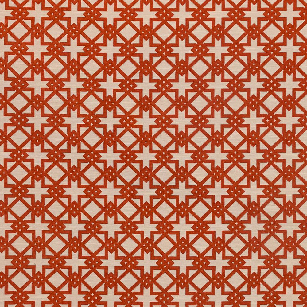 Imperial Fret Mango by RM CoCo Fabric