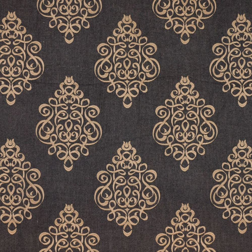 Tuxedo Park Walnut by RM CoCo Fabric 2018 Spring - Prive Collection 100% Polyester Embroidery 100% Polyester Base See Sample 0 Horizontal: 17 and Vertical: 18.25 54 - Fabric Carolina -