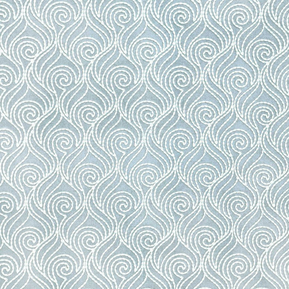 Swirl-A-Way Cirrus by RM CoCo Fabric 2018 Spring - Prive Collection 37% Cotton 25% Linen 19% Polyester 19% Viscose Embroidery: Polyester See Sample 0 Horizontal: 5.6256.375 54  - Fabric Carolina -