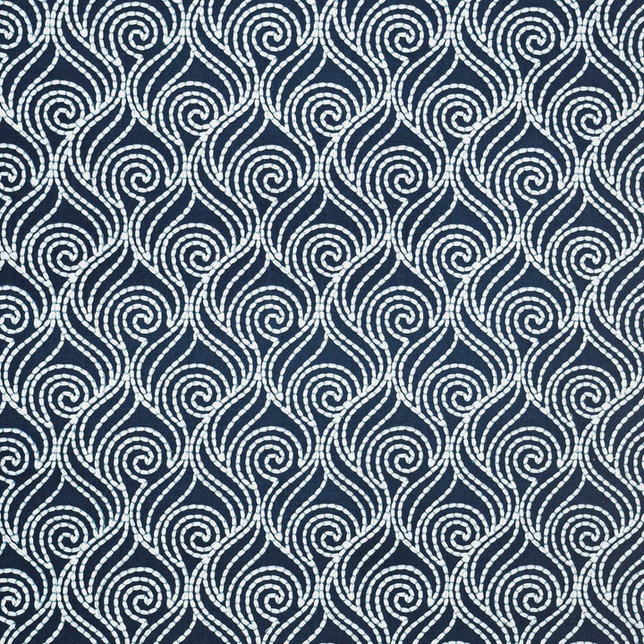 Swirl-A-Way Britannia by RM CoCo Fabric 2018 Spring - Prive Collection 37% Cotton 25% Linen 19% Polyester 19% Viscose Embroidery: Polyester See Sample 0 Horizontal: 5.6256.375 54  - Fabric Carolina -