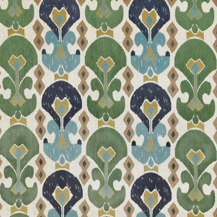 Kasbah Lagoon by RM CoCo Fabric 2018 Spring - Luxe Collection 87% Rayon 11% Polyester 2% Linen See Sample 51000 Horizontal: 13.375 and Vertical: 13.625 54 - Fabric Carolina -