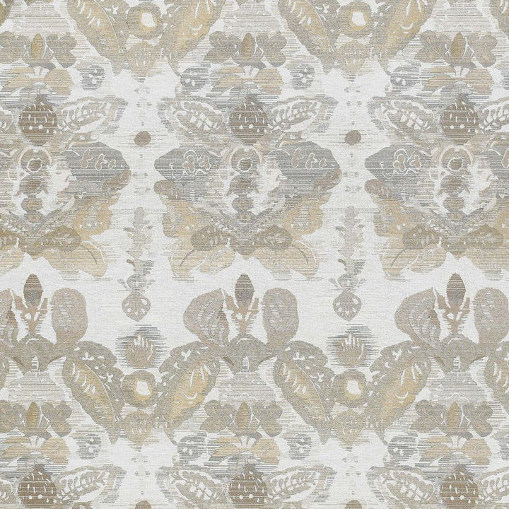 Waterscape Damask Sandstone by RM CoCo Fabric 2018 Spring - Luxe Collection 44% Rayon 30% Polyester 16% Nylon 10% Cotton See Sample 66000 Horizontal: 14.5 and Vertical: 26 58 - Fabric Carolina -