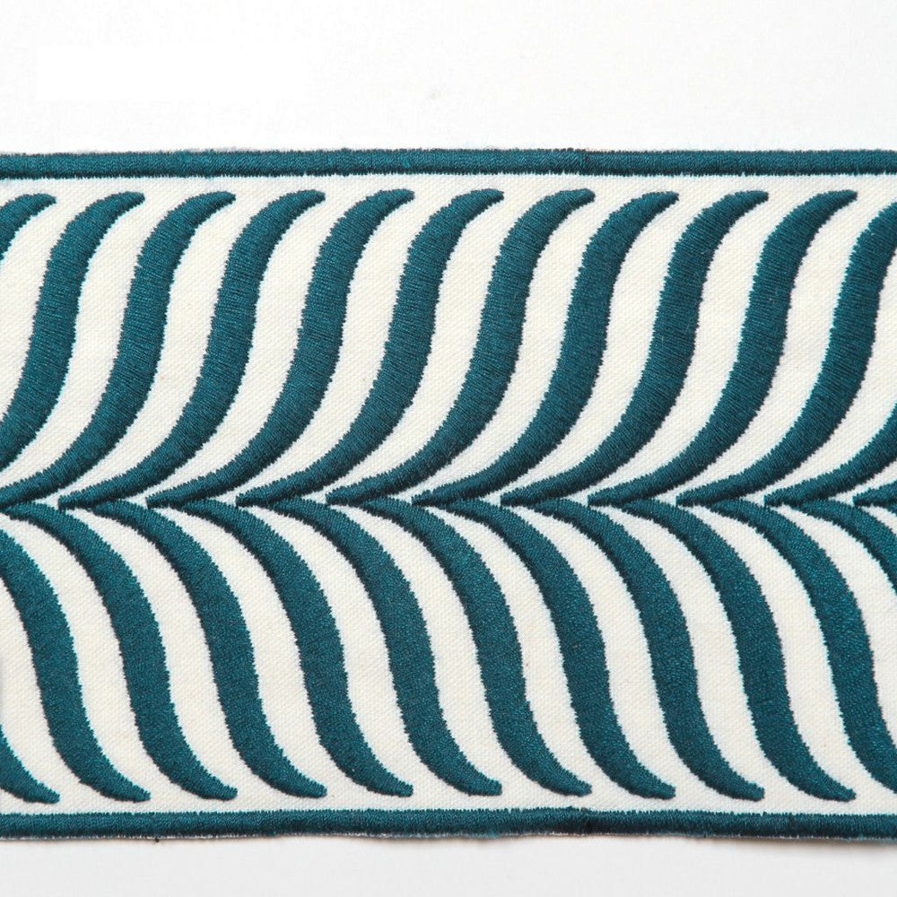 BD109 BORDER 3.375" Indigo by RM CoCo Trim Creative Threads 100% Polyester See Sample 0 Horizontal: 0.625 and Vertical: 0 3.375 - Fabric Carolina -