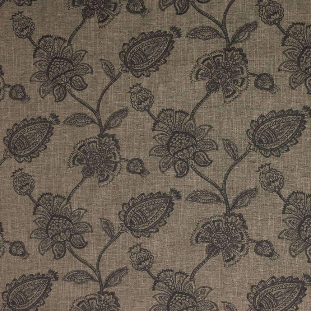 Ansley Park Black Walnut by RM CoCo Fabric 2018 Spring - Prive Collection 90% Polyester 10% Viscose Embroidery: 100% Cotton See Sample 0 Horizontal: 27.12518.5 56  - Fabric Carolina -