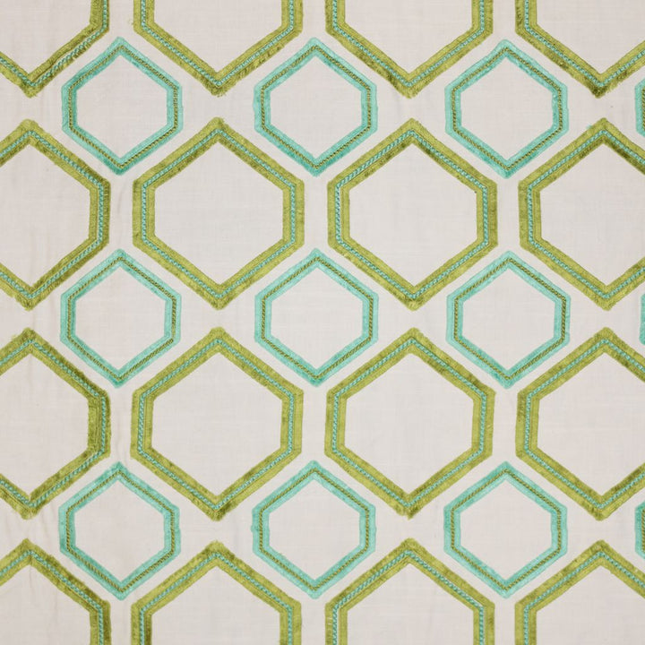 Fringe Benefits Seaglass by RM CoCo Fabric 2018 Spring - Prive Collection 41% Cotton 35% Viscose 16% Linen 8% Polyester See Sample 0 Horizontal: 8.59.25 54  - Fabric Carolina -