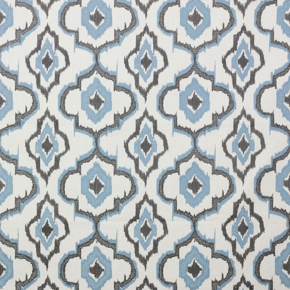 Termiz Ikat Thunder by RM CoCo Fabric 2018 Spring - Prive Collection 35% Viscose 33% Cotton 16% Linen 16% Polyester See Sample 0 Horizontal: 10.25 and Vertical: 9 56 - Fabric Carolina -