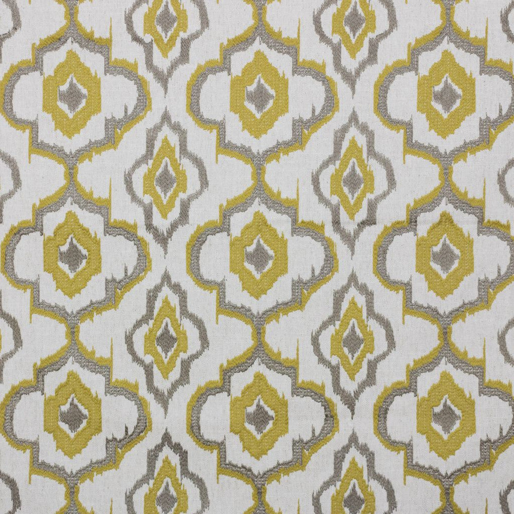 Termiz Ikat Mustard Seed by RM CoCo Fabric 2018 Spring - Prive Collection 35% Viscose 33% Cotton 16% Linen 16% Polyester See Sample 0 Horizontal: 10.259 56  - Fabric Carolina -